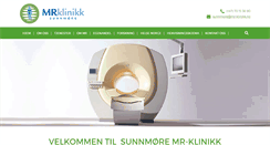 Desktop Screenshot of mr-klinikk.no